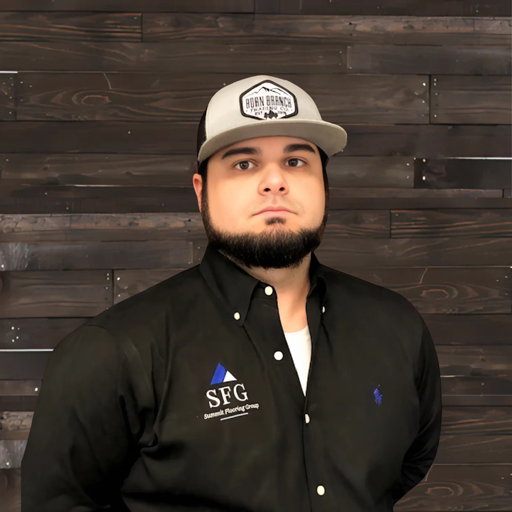 Derek Evans joined the SFG team in 2018 as an installer. He quickly was promoted to Estimator and is now Lead Estimator and Director of Commercial Flooring.